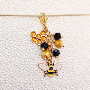 Bee Planner Charm/ Charm/ Planner Charms/ Travelers Notebook Charms/ Planner Charm For Tn/ chunky planner Charm.