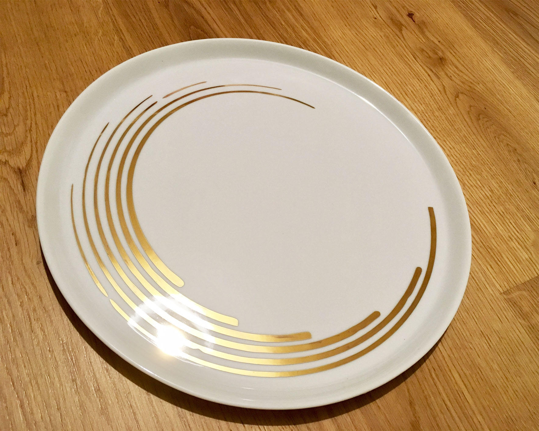 Plat à Tarte Rond Porcelaine Blanche - 20 Cm - Wm Bartleet & Sons - Four Et Table