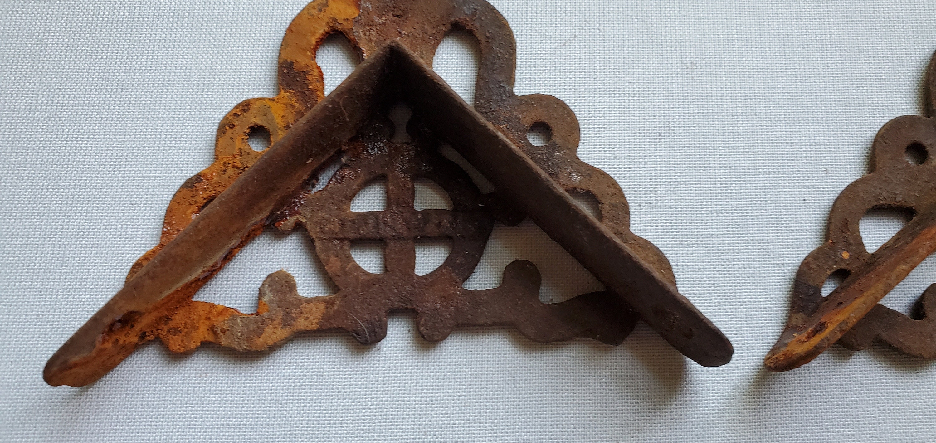 Pair of Victorian Screen Door Corner Brackets Late 19th C. Etsy