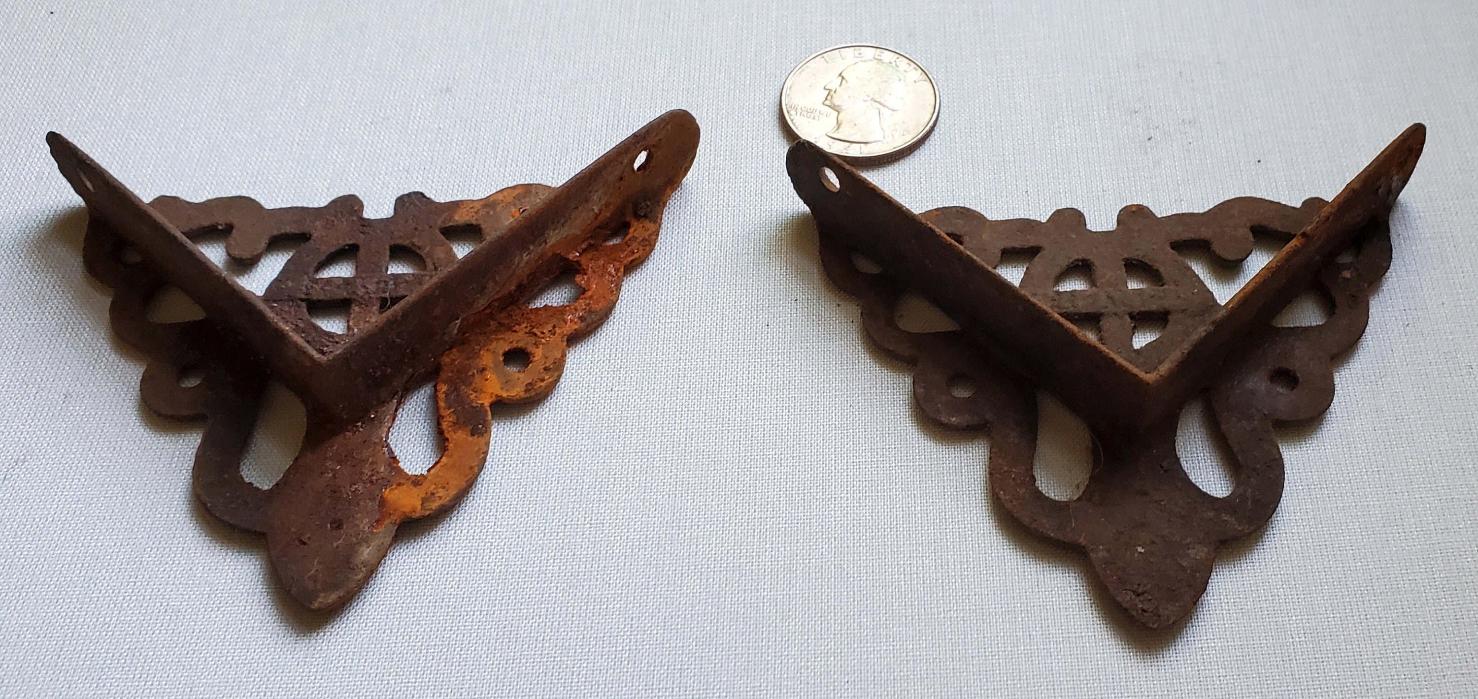 Pair of Victorian Screen Door Corner Brackets Late 19th C. Etsy