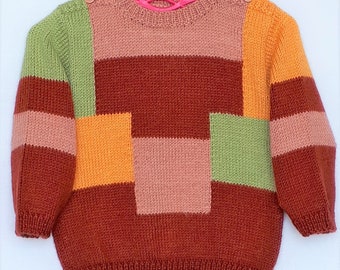 Pull Bebe Jacquard Etsy