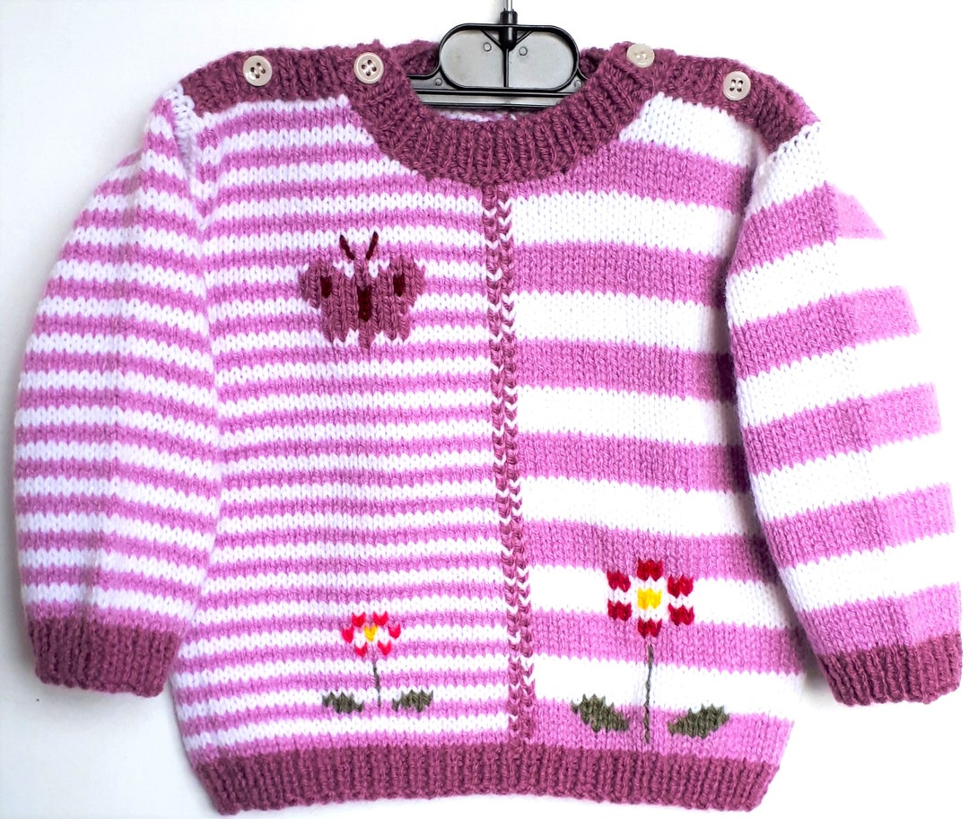Pull Bébé Fille Little Sassy En Crochet Ivoire - Taille 12M, 18M, 24M - 85% Coton, 15% Polyester - Neuf Avec Étiquettes