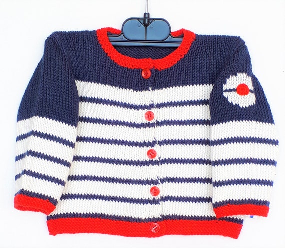 Veste Bebe 3 Mois Gilet Layette Coton Tricot Main Style Marin Etsy Veste Bebe 3 Mois Gilet Layette Coton Tricot Main Style Marin Etsy