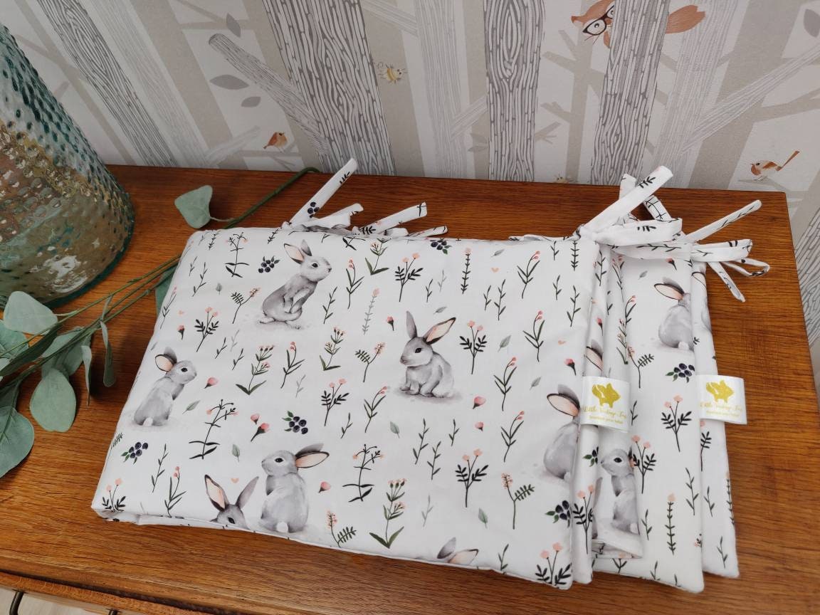 Tour de Lit en Coton Décor Tribu Lapinou