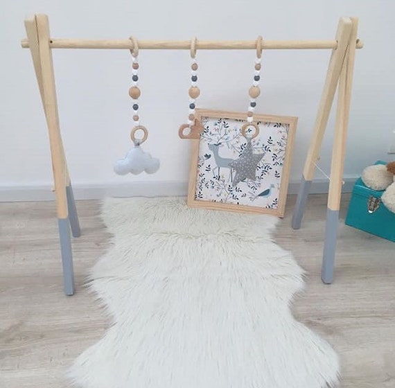 Arche D Eveil En Bois Inspiration Montessori Personnalisable Etsy