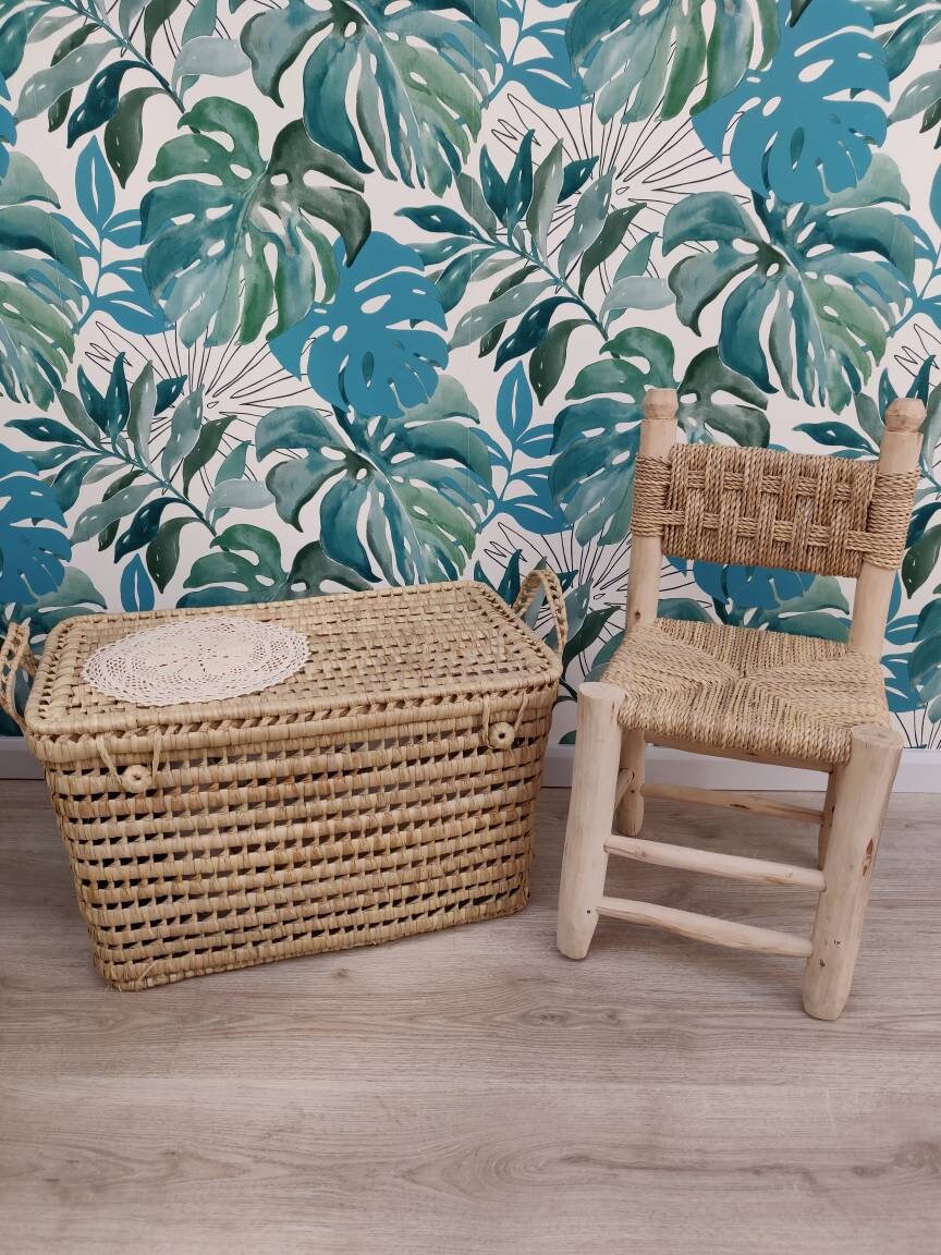 Chaise Enfant en Bois Marocaine