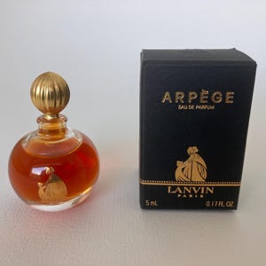 Arpège Eau de Parfum Lanvin 5ml 0.17 fl oz miniature with box