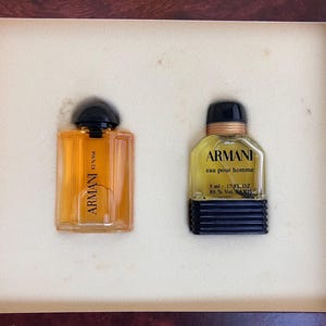 Giorgio Armani Men&#39;s Perfume Miniature Collection Box Set Very Rare