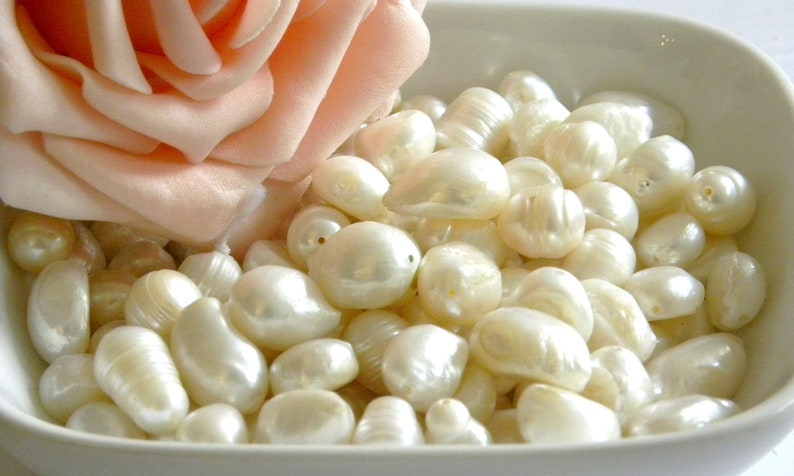 Pearl freshwater freshwater Pearl cultured 10-14mm gemstones Cultured Pearl oval bead Cultured Freshwater Pearl oval cultured