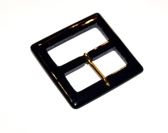 Belt buckle vintage new 55 mm acrylic