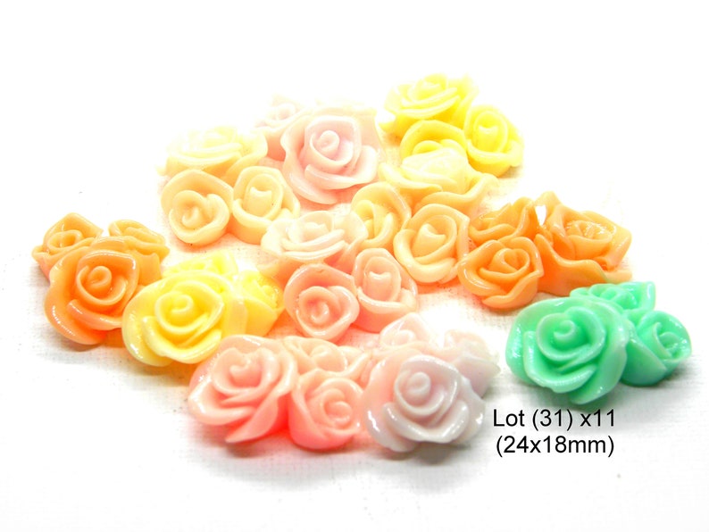 large acrylic rose acrylic flower acrylic pearl pink pearl cabochon Cabochon pearl flower cabochon pearl, large cabochon flower