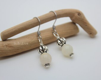 Boucles d'oreilles en pierres de lune