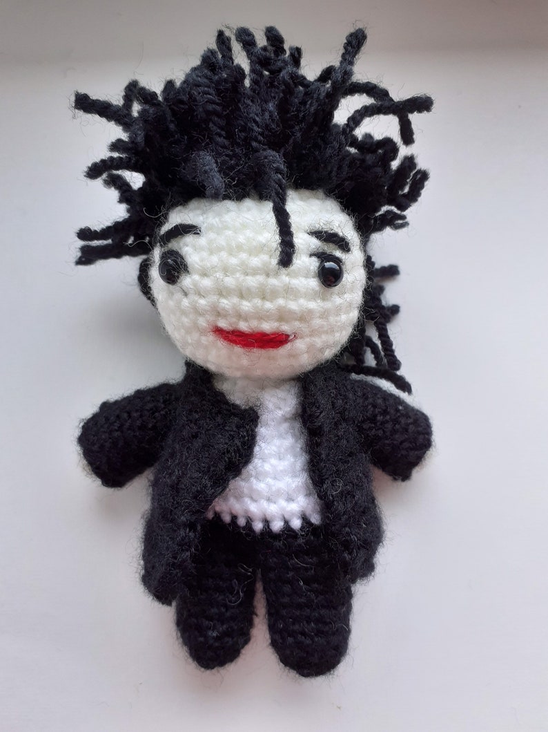Robert Smith The Cure Crochet Amigurumi doll