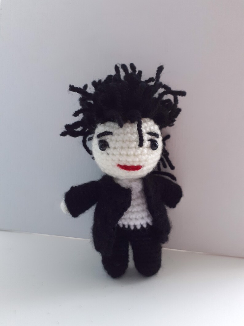 Robert Smith The Cure Crochet Amigurumi doll