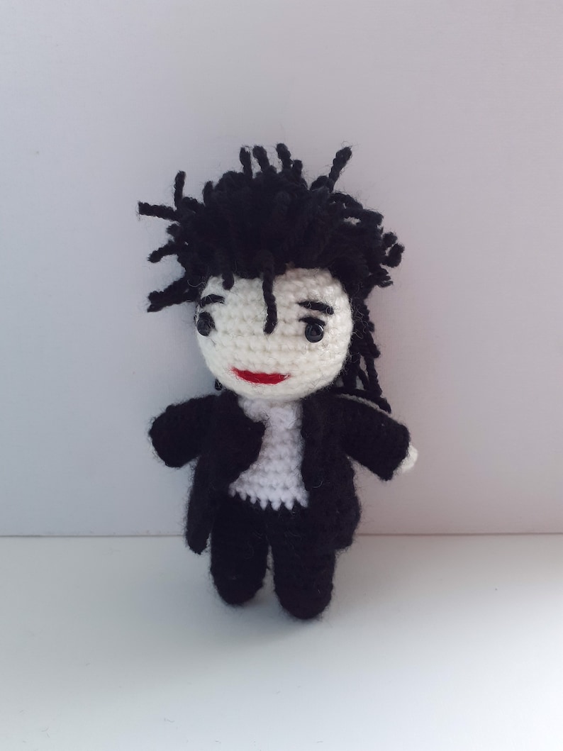 Robert Smith The Cure Crochet Amigurumi doll