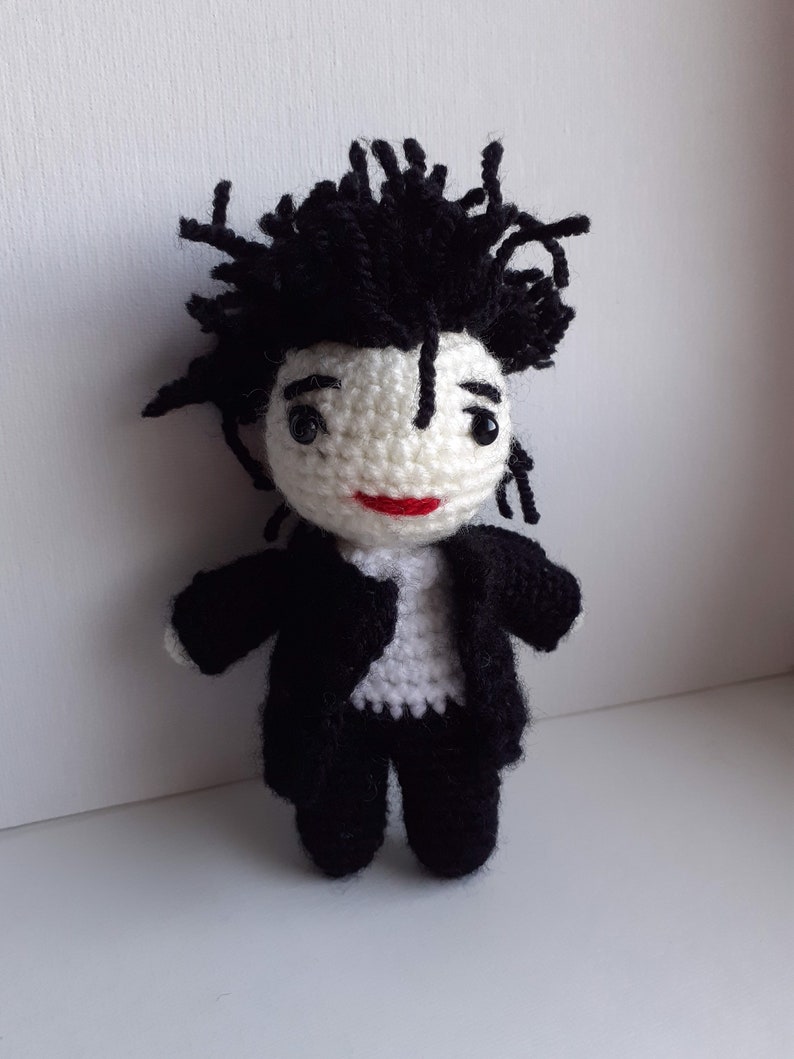 Robert Smith The Cure Crochet Amigurumi doll