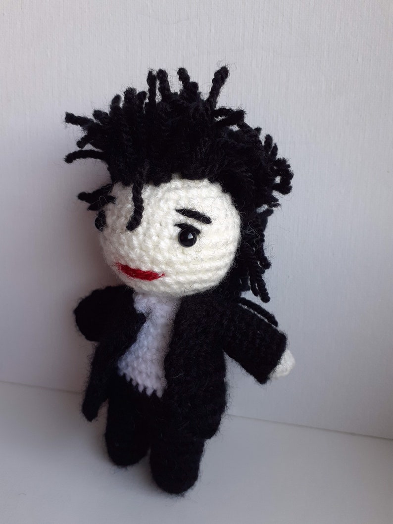 Robert Smith The Cure Crochet Amigurumi doll