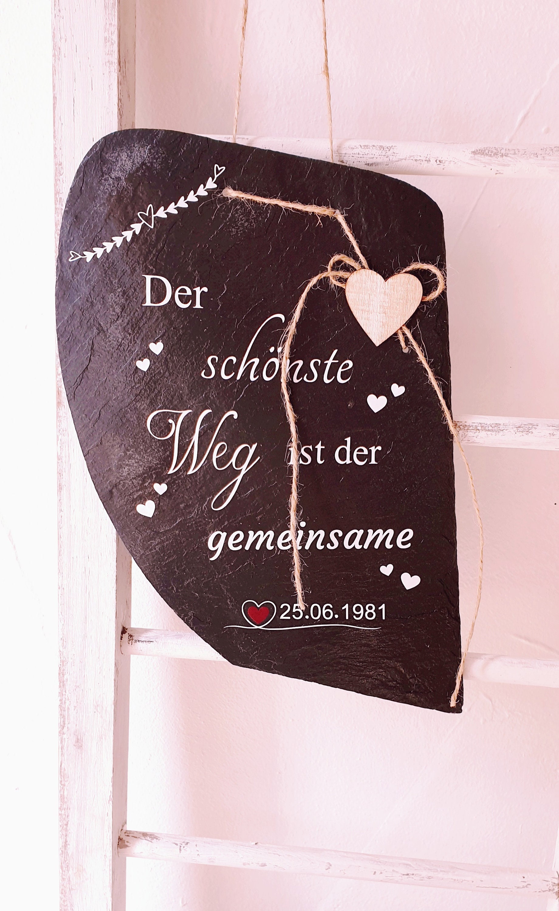 Wunderschöne Schiefertafel mit Spruch Hochzeit Etsy