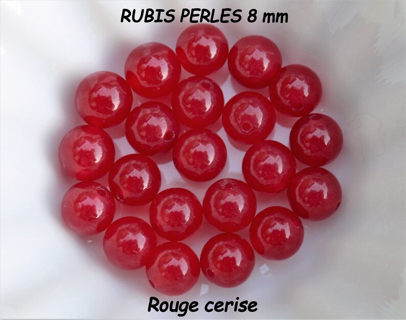 lot de 10 perles naturelles jaspe dalmatien 8mm