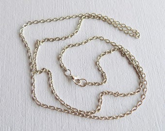 Silver chain 81 cm, chain of 3.5 x 5 mm - mixed and XXL.