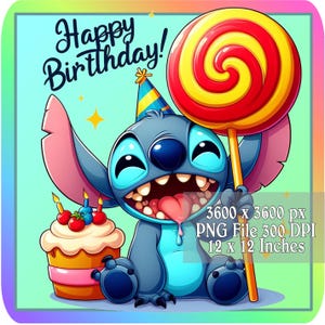 Joyeux anniversaire au point Png, image imprimable point de bonbons sucette, image clipart, graphique à téléchargement immédiat, image de fête imprimable, a3