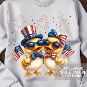 Patos da Liberdade PNG, Imagem de Patinhos do 4 de Julho, Imagem de Patos do Dia dos Veteranos, Download Instantâneo de Gráficos para Camisetas, PNG para Imprimir, a474