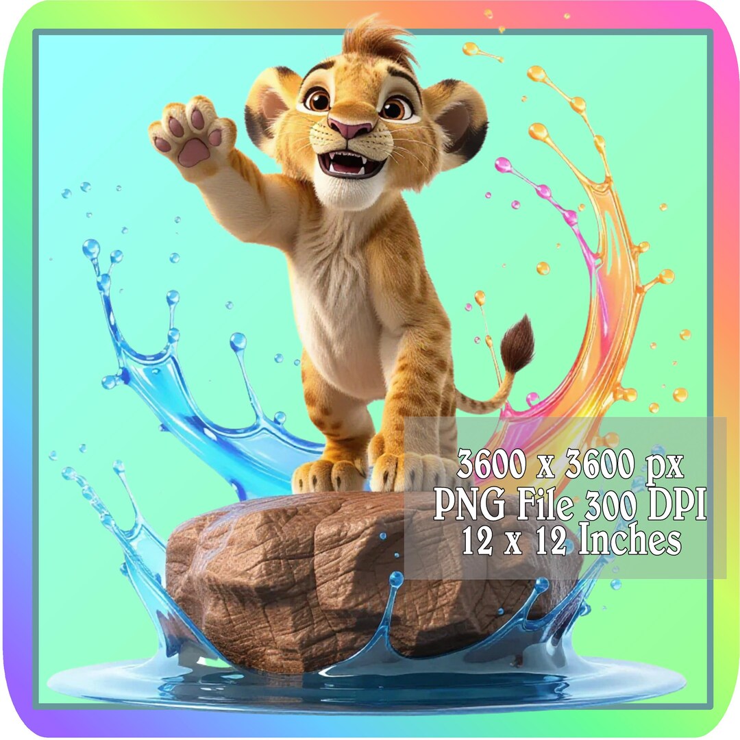 Simba Png, Lion King Image, Simba Lion Clipart Image, Graphic Instant ...