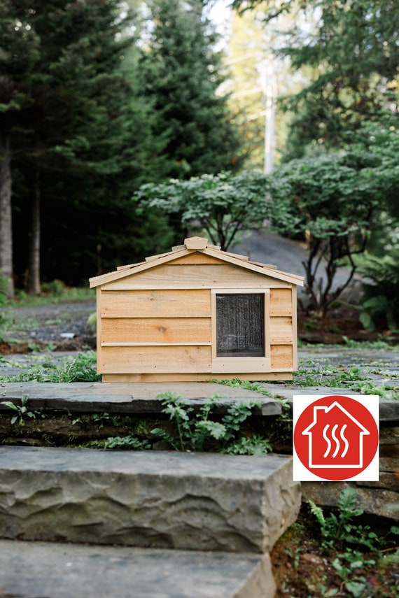 Extra Large Heated Cat House Outdoor Cat House/feral Cat - Etsy Canada