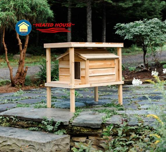 Outdoor cat house for summer sales