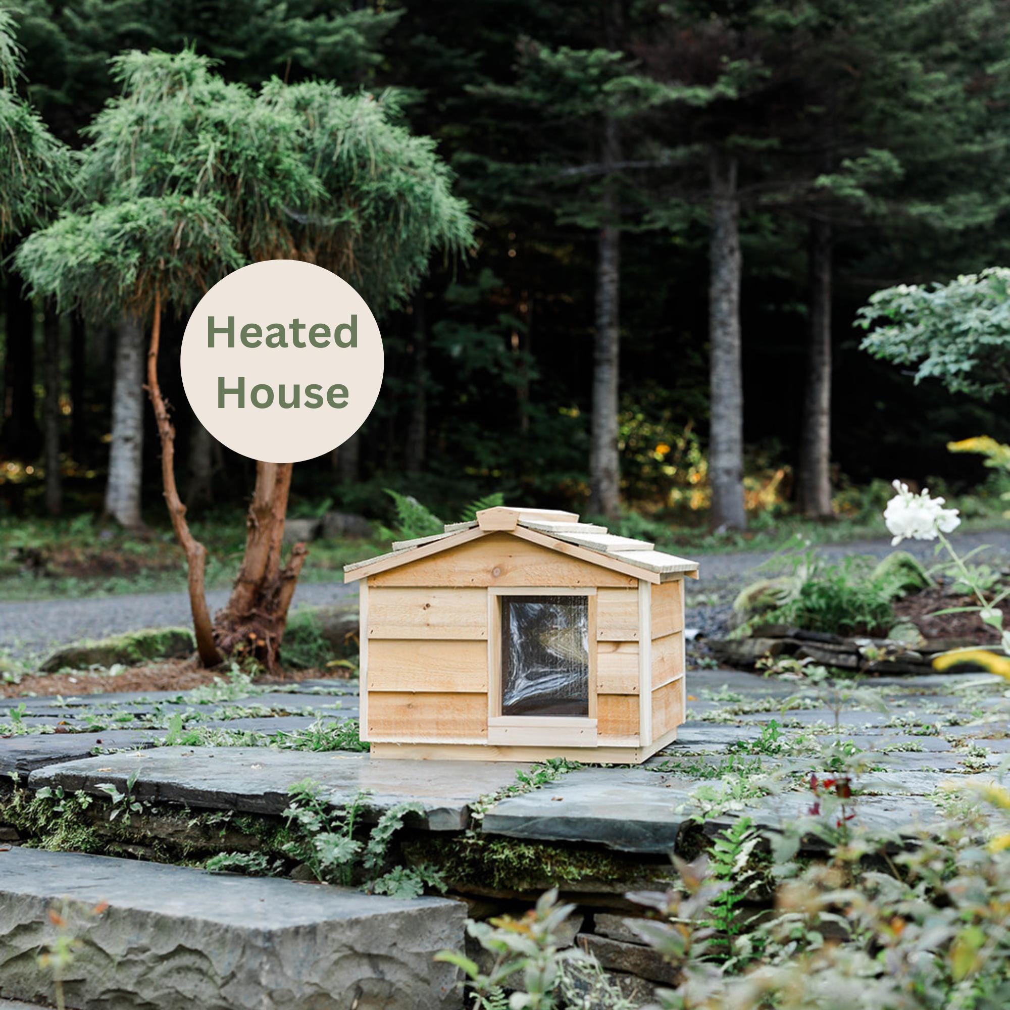 Large Heated Outdoor Cat House Feral Cat Shelter Insulated Cat House for Winter Accommodates 2 Cats Etsy