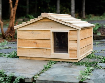 Extra large heated cat house cheap