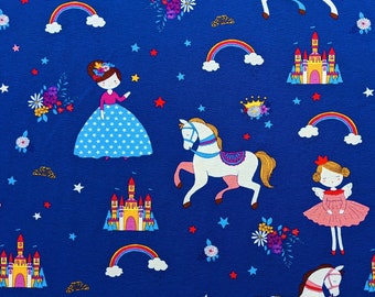 Jersey Princess, 50 cm, Hilco Princessland, horses, rainbow, Oeko-Tex, blue
