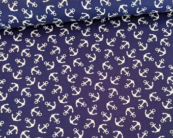 Cotton Anchor, 50 cm, Swafing, Baltic Sea, Eco-Tex, Dark Blue