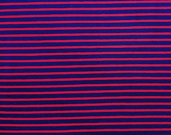 Jersey dunkelblau rot gestreift, 50cm, Streifen, maritim