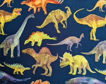 Softshell Dinos, 50cm, dunkelblau