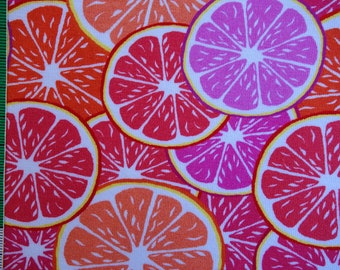 Jersey Summer Fun, 50 cm, Hilco, Oeko-Tex, citrus fruits