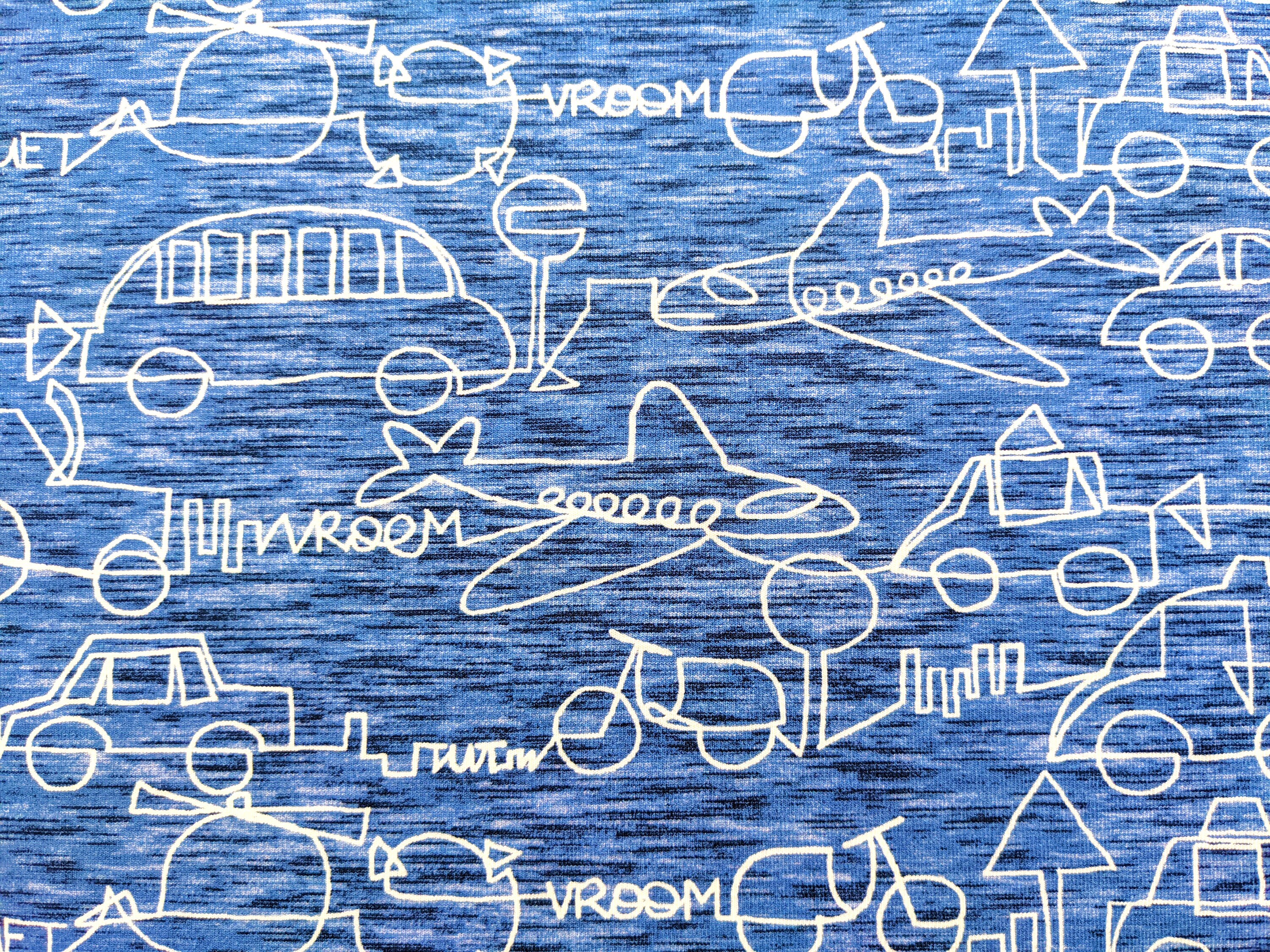 Meterware Baumwolljersey Jersey Stoff Mit Fahrradmotiv Fahrrad Jersey