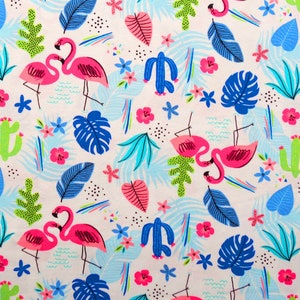 Jersey Flamingos, 50cm, Hilco Miami Flamingo, Kakteen, Öko-Tex
