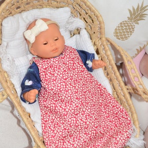 Sleeping bag, sleeping bag, blanket, sheets for dolls and baby dolls Paola Reina, Corolle, Minikane image 5