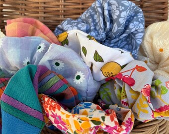 Cotton scrunchie for children and adults