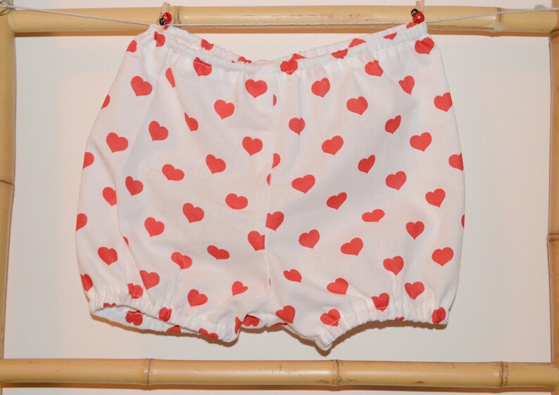 Bloomer bloomers baby shorts and Red 3months to the hearts 24 months child onesie