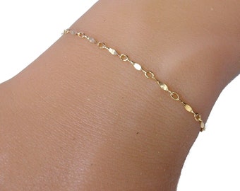 Women's chain bracelet, Gold, Fancy mesh, Trendy fine jewelry, Gift idea for her