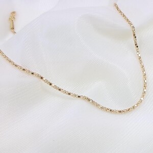 collier chaine en acier inoxydable
