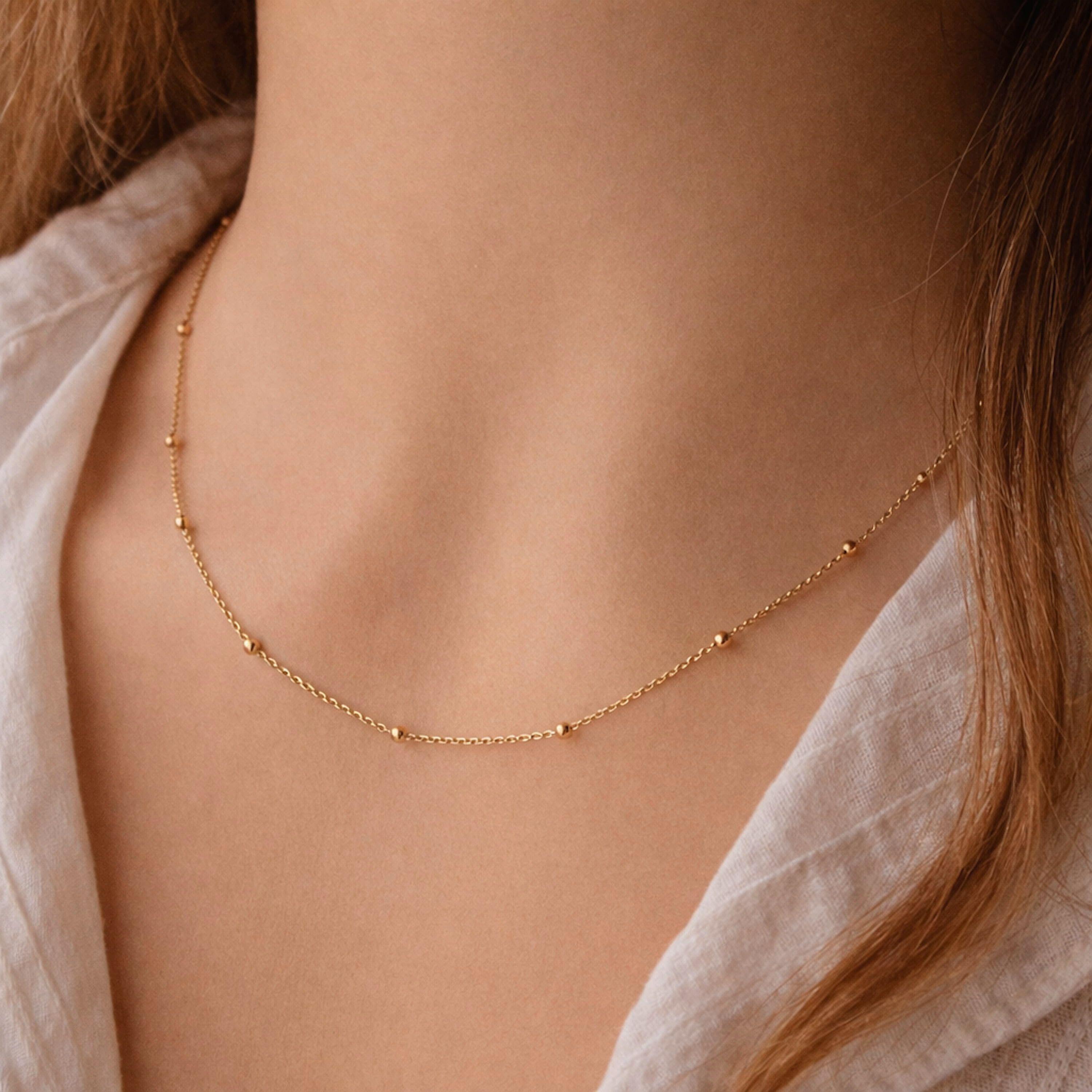 Collier Ras De Cou Doré – Occasion, Style Bijoux Jolie