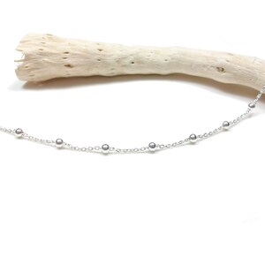 Bracelet de chevlle acer, perles en crstal, Swarovsk, chaîne