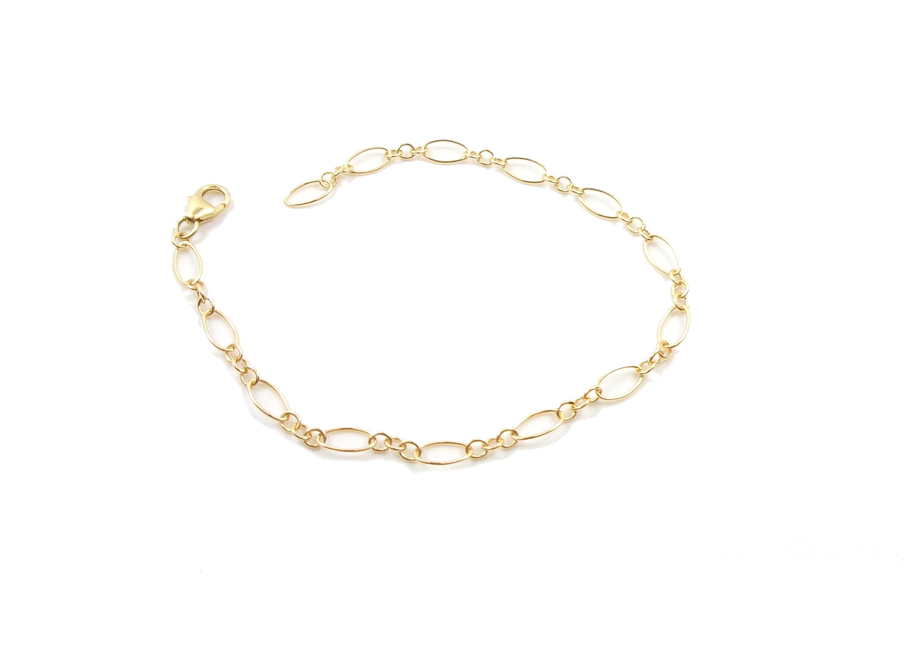 Men's Azuki Chain Bracelet Silver Vintage Mexican Jewelry