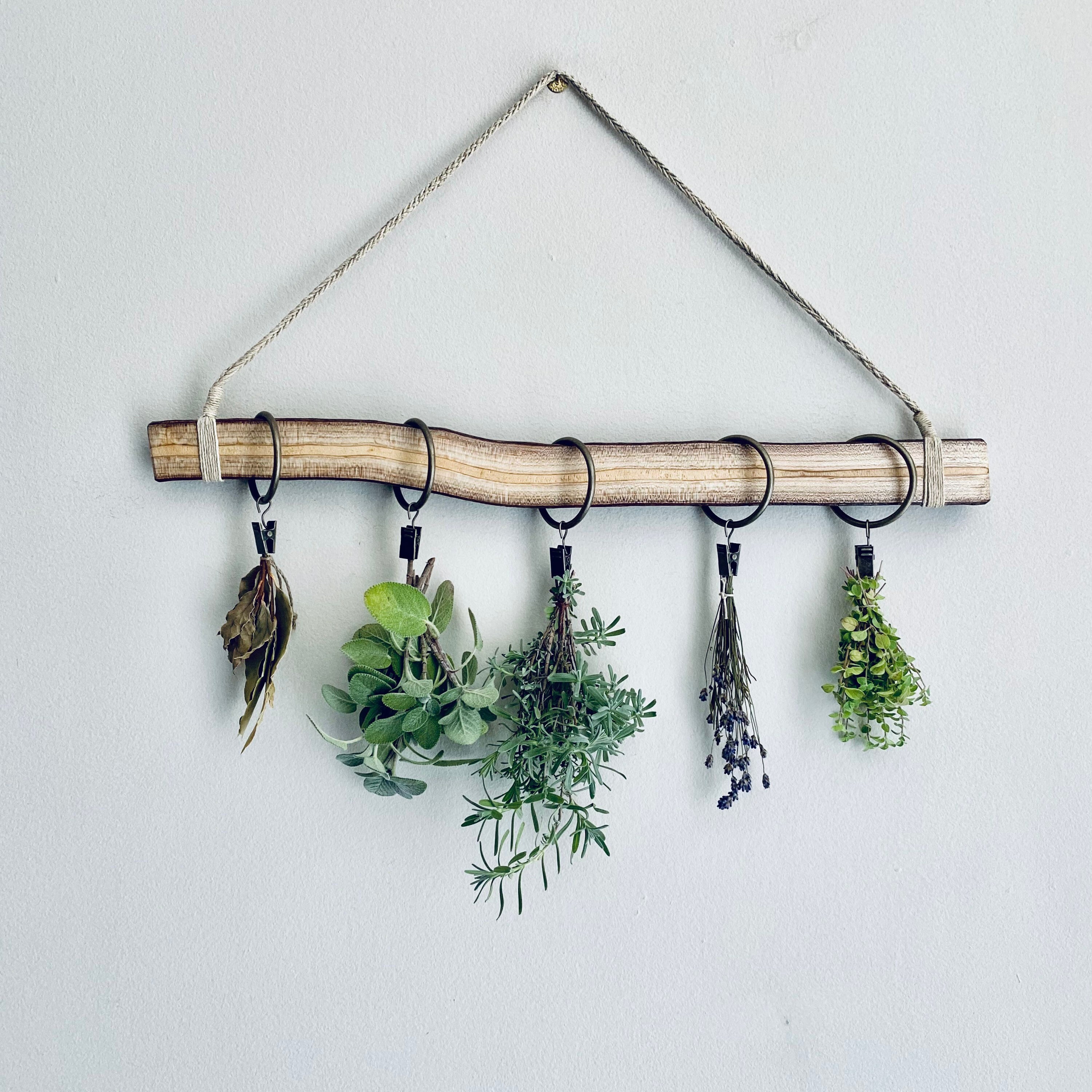 Hanging Metal Herb Drying Rack