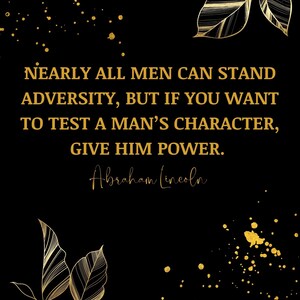 Leadership Quote Black and Gold Digital Printable