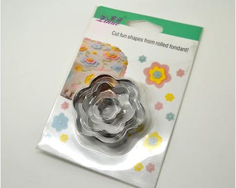 take-3pcs stainless steel flower - special creative baking
