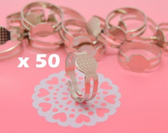 50 rings tray 0.8 mm polymer clay